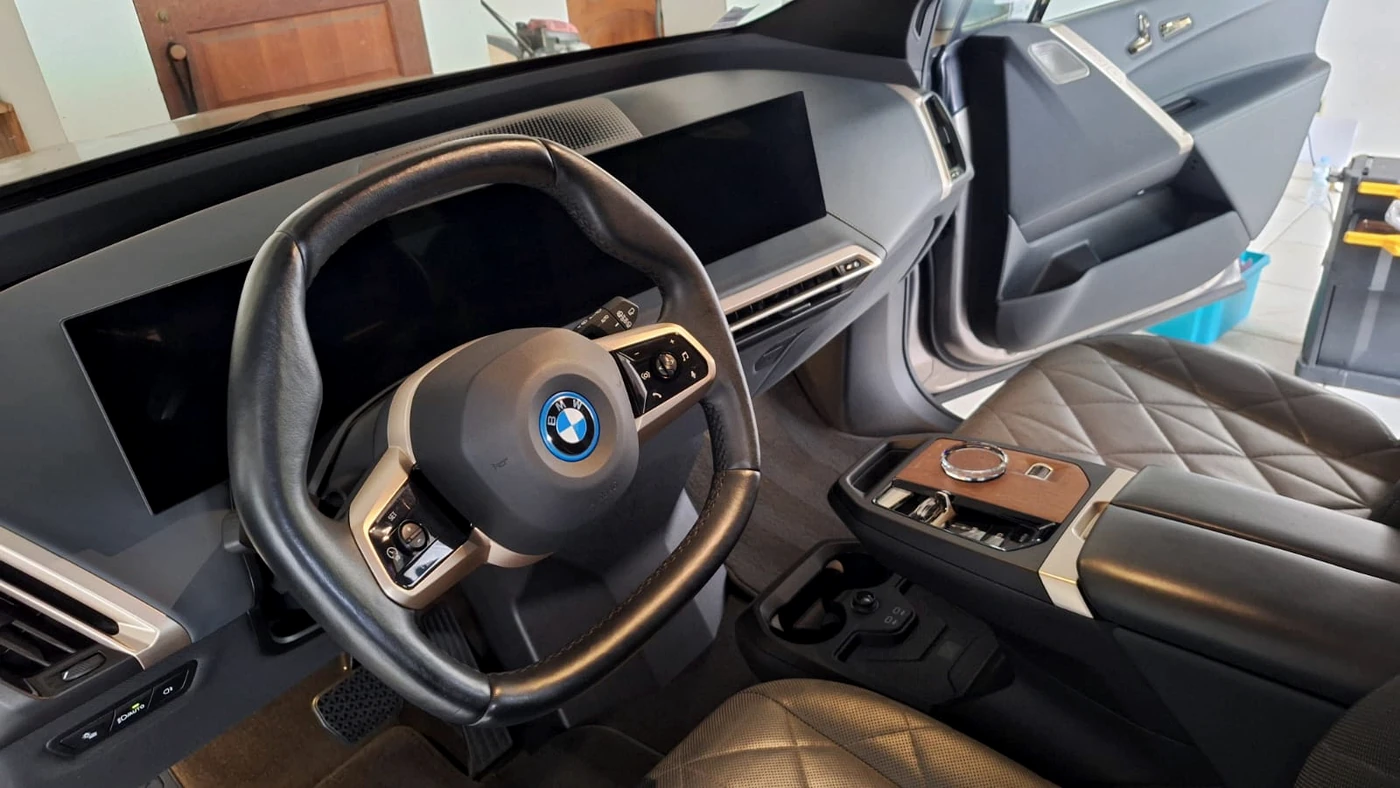 Habitacle BMW, vue avant